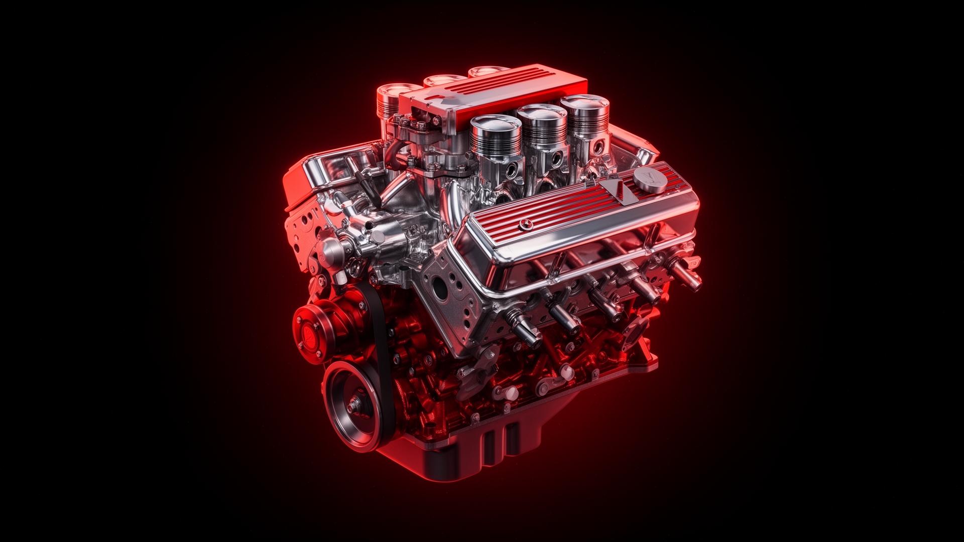 Motor industrial 3D render โ capacidades tรฉcnicas Endustar